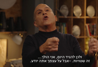 ברק סרי אצל רוני קובן בתוכנית פגישה בכאן 11 (צילום: צילום מסך כאן 11)