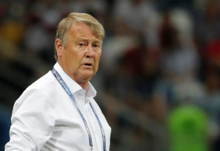 אוגה הריידה, מאמן נבחרת דנמרק (צילום: רויטרס)