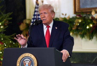 דונלד טראמפ. יוצא נגד השקעות אמריקאיות בסין (צילום: רויטרס)