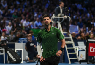 נובאק ג'וקוביץ', טניסאי סרבי (צילום: GettyImages, Milos Bicanski)