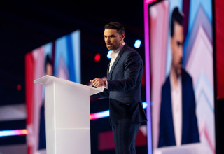 בן שפירו בוועידת "אמריקה פסט" באריזונה (צילום: רויטרס)