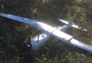 רחפן רוסי שהתרסק בטורקיה (צילום: clash report)