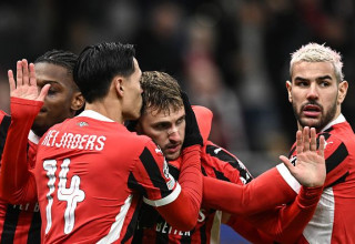 תאו הרננדז במדי מילאן (צילום: Image Photo Agency / Contributor)