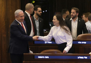 טלי גוטליב ובנימין נתניהו (צילום: מרק ישראל סלם, ג'רוזלם פוסט)