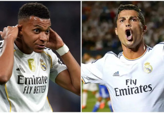 קיליאן אמבפה, כריסטיאנו רונאלדו (צילום: GettyImages)