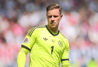 טר סטגן במדי נבחרת גרמניה (צילום: GettyImages)