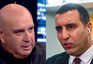 ירון אברהם, ניר דבורי (צילום: Arie Leib Abrams/Flash90 , באדיבות קשת 12)