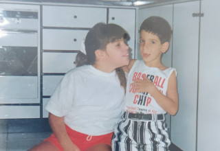 מירב וכפיר ידגר - תמונה מהילדות (צילום: אלבום משפחתי)