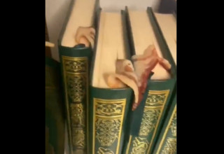 בייקון בקוראן ומזרני תפילה  (צילום: שימוש לפי סעיף 27א')