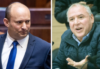 דודי אמסלם, נפתלי בנט (צילום: מרים אלסטר, פלאש 90,יונתן זינדל פלאש 90)