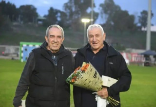 זאהי ארמלי עם אייבק תחאוכו (צילום: אתר רשמי, מישל חילו)