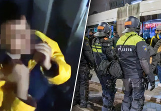 שוטרים הולנדים/אילוסטרציה , תקיפת אוהד מכבי תל אביב באמסטרדם (צילום: עיבוד תמונה, צילום: Shutterstock, תיעוד ברשתות החב)