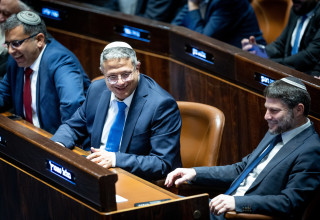 בצלאל סמוטריץ' ואיתמר בן גביר (צילום: יונתן זינדל, פלאש 90)