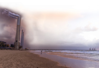 תחנת הכוח אורות רבין בחדרה (צילום: יוסי אלוני, פלאש 90)