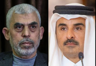 קטאר, יחיא סינוואר  (צילום: רויטרס,EPA)