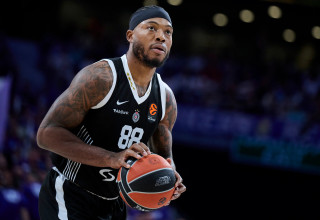 טייריק ג'ונס שחקן פרטיזן בלגרד (צילום: GettyImages, Borja B. Hojas)