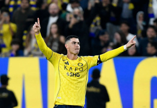 שחקן אל נאסר, כריסטיאנו רונאלדו (צילום: רויטרס)