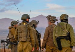 פעילות כוחות חטיבה 55 במרחב דרום סוריה (צילום: דובר צהל)