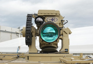 מערכת הלייזר אור איתן (צילום: אגף דוברות וקשרי ציבור במשרד הביטחון)