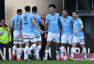 עומאר מרמוש במדי סיטי (צילום: Mike Hewitt / Staff)