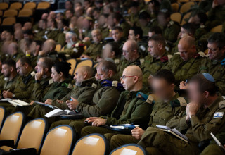 צמרת צה"ל בכנס הפקת לקחים ממלחמת "חרבות ברזל" (צילום: דובר צהל)