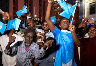 סומלים מוחים נגד ההכרה בסומלילנד (צילום: רויטרס)