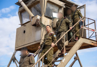 מפקד פיקוד המרכז, אלוף אבי בלוט בתרגיל המלחמה בפיקוד המרכז (צילום: דובר צהל)