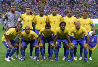 שחקני נבחרת ברזיל. 2006 (צילום: GettyImages)