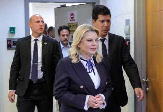 שרה נתניהו (צילום:  ABIR SULTAN/POOL/AFP via Getty Images)