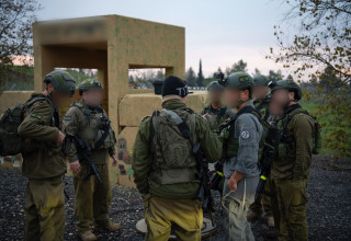 התרגיל ברמת הגולן (צילום: דובר צה"ל)