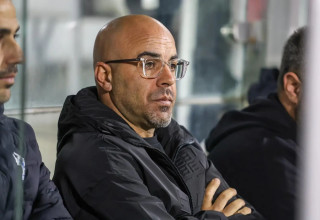 אדהם האדיה מאמן מכבי בני ריינה (צילום: קובי אליהו)