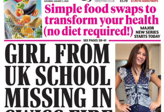 שרלוט נידם על שער הדיילי מייל (צילום: צילום מסך: דיילי מייל)