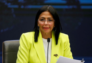 סגנית נשיא ונצואלה, דלסי רודריגז (צילום: REUTERS/Leonardo Fernandez Viloria)