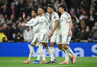 שחקני ריאל מדריד (צילום: Denis Doyle)