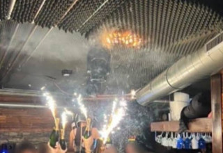 חגיגות השנה החדשה בשוויץ, רגע לפני האסון (צילום: שימוש לפי סעיף 27א')