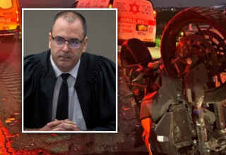 התאונה בכביש 6, בני שגיא (צילום: תיעוד מבצעי מד"א,מרים אלסטר פלאש 90)