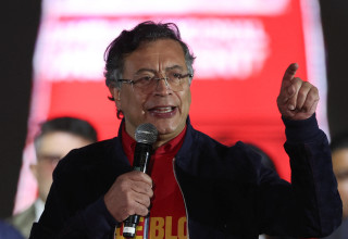 נשיא קולומביה, גוסטבו פטרו (צילום: רויטרס)