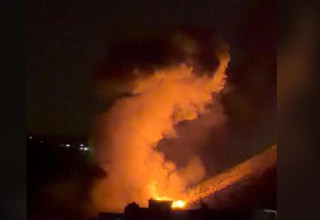 תקיפת צה"ל בלבנון (צילום: רשתות ערביות)