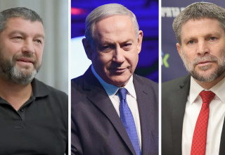 עופר וינטר, בנימין נתניהו, בצלאל סמוטריץ' (צילום: מרק ישראל סלם,צילום מסך כאן 11,תומר נויברג פלאש 90)