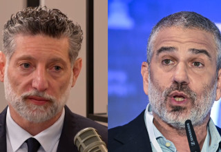 ינון מגל, אסף גרניט (צילום: Arie Leib Abrams/Flash90, בית הפודקסטים BOXY)