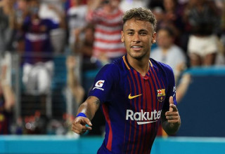 ניימאר במדי ברצלונה (צילום: Mike Ehrmann)