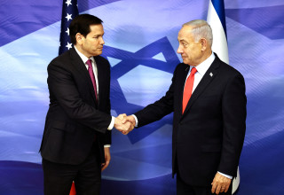 בנימין נתניהו ומרקו רוביו (צילום: רויטרס)