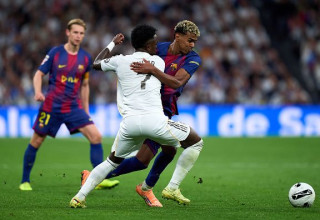 ויניסיוס ולאמין ימאל (צילום: GettyImages)