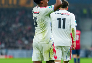 אנדריק שחקן ליון חוגג שער (צילום: GettyImages, Franco Arland)