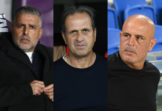 יוסי אבוקסיס, רוני לוי וחיים סילבס (צילום: ברני ארדוב ודני מרון)