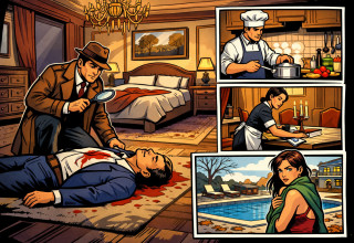 חידת רצח (צילום: AI)