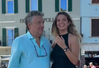 מינאה פאגני ומאסימו (צילום: רשתות חברתיות)