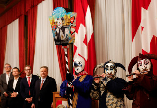 הגרלת חצאי הגמר לאירוויזיון 2026 (צילום: רויטרס)