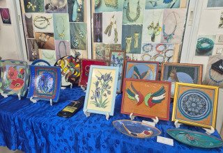 "צמיחה מתוך השברים": תערוכת אמנות של נכי צה"ל (צילום: האגודה לבריאות הציבור)