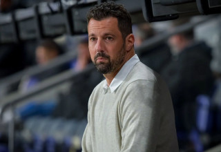 מאמן הפועל פתח תקוה, עומר פרץ (צילום: אריאל שלום)